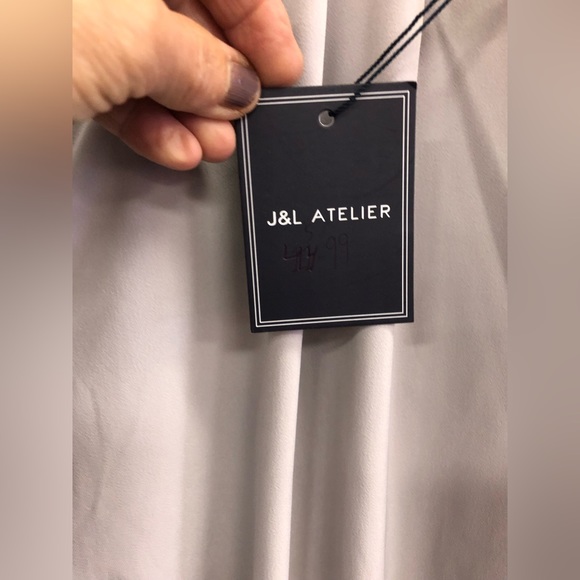 NWT J&L ATELIER HIGH WAISTED TAPERED LEGS ANKLE LENGTH VERY LIGHT LAVENDER color - Picture 4 of 11